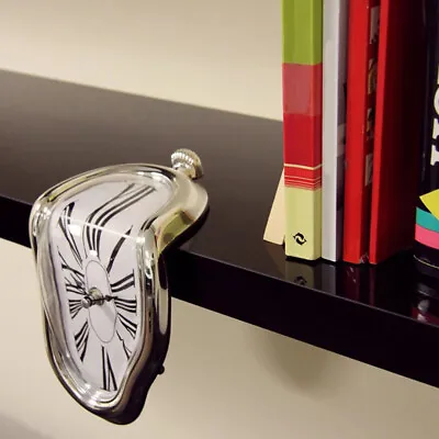 Distorted Wall Clocks Surrealist Salvador Dali Style Wall Watch Decorat_`h • $15.50