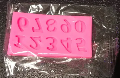 Mini Numbers 0-9 Small Silicone Mold-fondant Marzipan Chocolate Resin-US Seller • $11.99