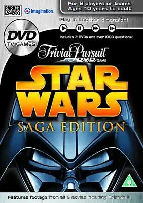 Trivial Pursuit Interactive DVD Game - Star Wars Saga Edition [Interactive DVD] • £4