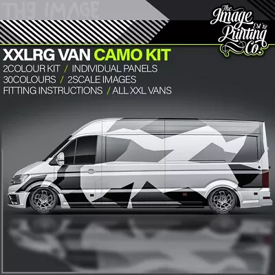 LWB Van Camo Kit ~ FITS All LWB VANS CAMOUFLAGE ~ Sprinter Transit Boxer Crafter • £288.95