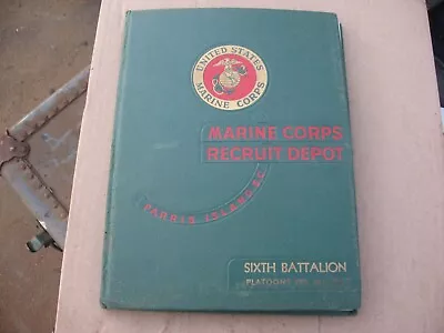 United States Marine Corps Recruit Depot Book Sixth Batallion Paris Island Nc • $40