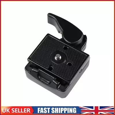 323 Quick Release Plate Clamp Adapter For Manfrotto 200PL-14 Camera Tripod • £8.19