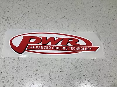 PWR COOLING STICKER CARS MOTORCYCLE4x4 4WDTRUCKSMOTOR RACINGENGINE OILS • $5.99