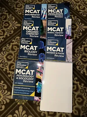 The Princeton Review MCAT Subject Review Complete 7-Book Set 2nd/3rd /4thEdition • $100