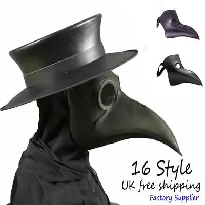 £8.40 • Buy Steampunk Halloween Plague Doctor Bird Long Nose Bird Beak Carnival Party Toy.