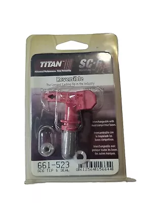 Titan 523 SC-6 Reversible Airless Spray Tip Size 523 Genuine Ships Free! • $18.50