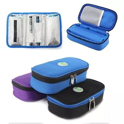 Diabetic Pocket Travel Case Pill Protector Insulin Cooling Bag Medicla Cooler • £5.15