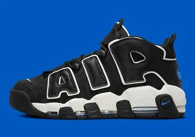 Nike Air More Uptempo '96 Black Star Blue FB8883-001 Basketball Shoes Sneakers • $139.97