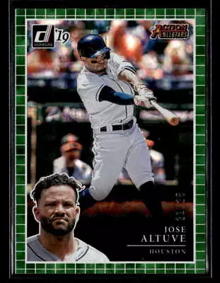 2019 Donruss #AA1 Jose Altuve Action All-Stars Green /25 Houston Astros ZK1219 • $0.99