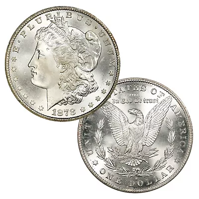 1878 S Morgan Silver Dollar $1 Brilliant Uncirculated BU 90% Silver • $138.80