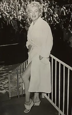 1955 Marilyn Monroe Original Photograph Seven Year Itch Press Photo Candid • $300