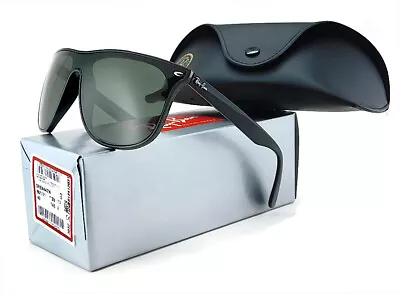 $111.80 • Buy New Ray-Ban RB4447N BLAZE Sunglasses | Black / Green Classic G-15 Lens