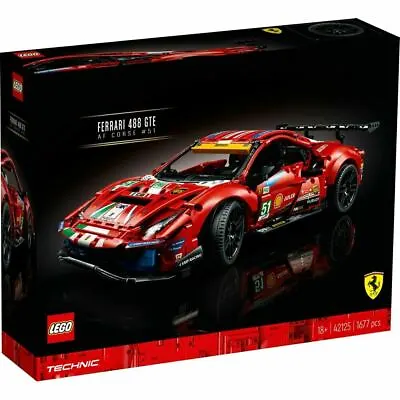 LEGO Technic 42125 Ferrari 488 GTE  AF Corse  • $455