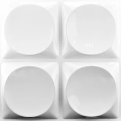 Art3d  White 3D Wall Tiles(12 Tiles Per Box) • $55