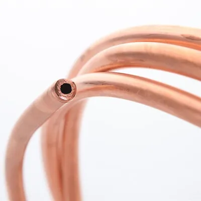 Capillary Copper Round Tube Hollow Straight Pipe Soft Copper Tube 1m Length • $3.99