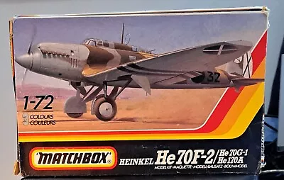 Matchbox Heinkel He 70F-2 PK-132 1/72 Model Kit  • $15