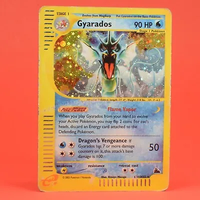 Pokemon TCG English Card Skyridge Set E-Series Gyarados H10/H32 Holo Rare • $180