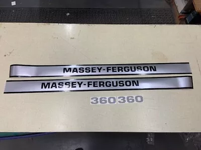 Aftermarket Massey Ferguson 360 Replacement Hood Decals • $25