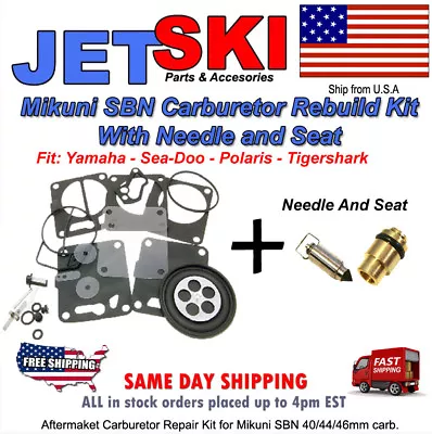 $30.03 • Buy Aftermarket Tigershark 640 770 900 1000 1100 Mikuni Kit Montego Daytona Carb +