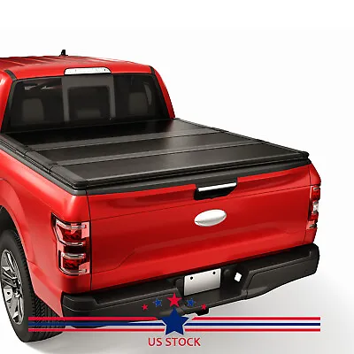 6.5 6.6ft Hard Tri-Fold Tonneau Cover FRP For 2004-2014 Ford F-150 Truck Bed • $408.97