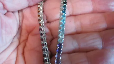 Nice Judith Ripka Sterling Silver Multi Gemstone Bracelet 7  • $129