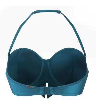 Panache Veronica Padded Bikini Top Bra Swimwear SW0643 Bow Lagoon New 36E • £18.50