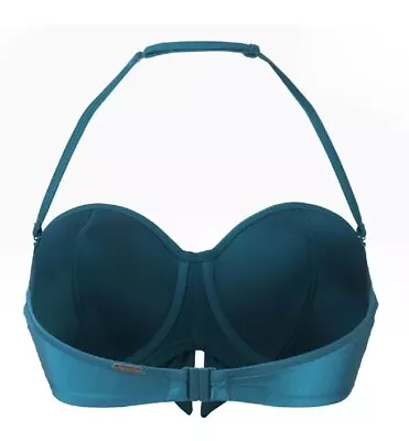 Panache Veronica Padded Bikini Top Bra Swimwear SW0643 Bow Lagoon New 38DD • £18.50