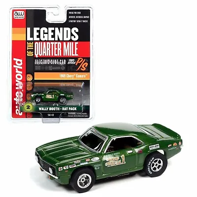 Auto World Legends Of The Quarter Mile Wally Booth '69 Camaro Fits AFX AW SC361 • $29.99