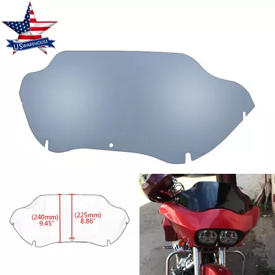 Windshield Motorcycle Windscreen Fit For Harley Road Glide Dual Light 1998-2013 • $50.98