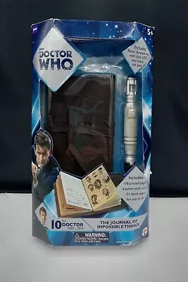 Doctor Who 10th The Journal Of Impossible Things & Sonic Screwdriver • $39