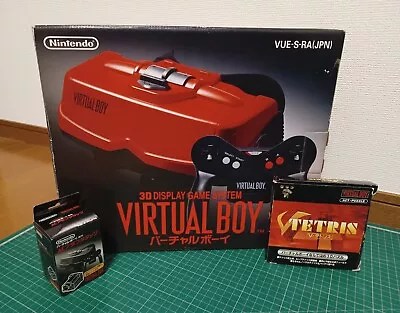NEW Virtual Boy Console Nintendo VB Japan *GOOD BOX FOR COLLECTION + BONUSES* • $649.99
