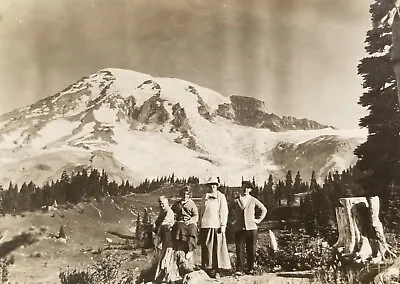 4 Beautiful Photos Of Mt. Rainier Washington. Circa 1910's  • $34.95