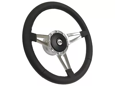 1969-94 Camaro RS 14  Leather 9-Bolt Steering Wheel Slotted 3-Spoke • $311.84