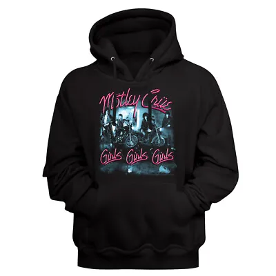 Motley Crue Girls Girls Girls Album Cover Men's Pullover Hoodie Metal Music • $47.50