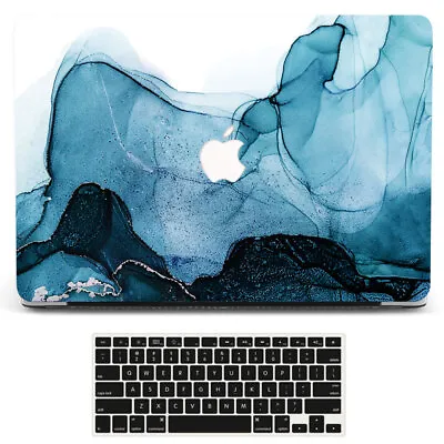 Ink Fluid Marble Laptop Case Cover For Macbook M2 Air 15 13 Pro 16 14 11 12 Inch • £7.19