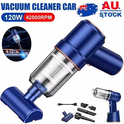 42000RPM Cordless Car Vacuum Cleaner Home Dust Blower Mini Air Duster Handheld • $26