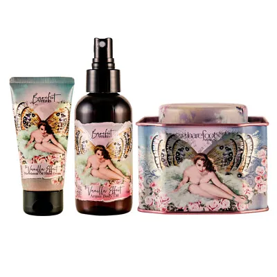 Barefoot Venus The Vanilla Effect Bath Soak Hand Cream & Argan Body Oil Set • $35.99