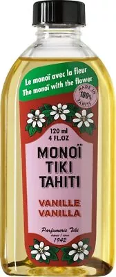 Monoi Tiare Cosmetics Coconut Oil Vanilla 4 Oz Oil • $11.65