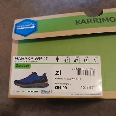 Karrimor Walking Shoes Size 12 • £10