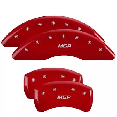 MGP Caliper Covers Set Of 4 Red Finish Silver MGP • $249