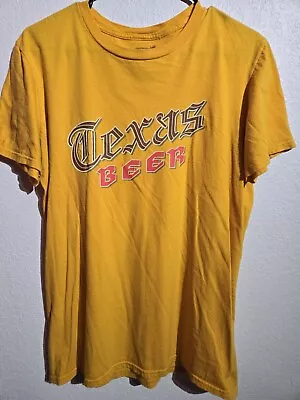 Texas Beer Women's Tank Shirt Size M Southern Moonshine Clothing Shiner Design • $9.99
