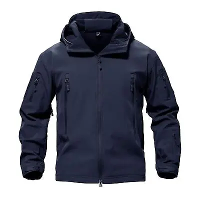 Waterproof Tactical Soft Shell Men's Jacket Coat Army Windbreaker Outdoor Hiking • $49.99