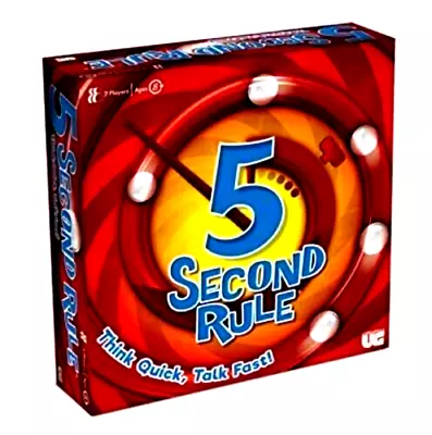 University Games 5 Second Rule Board Game NEW AND SEALED • $25.53