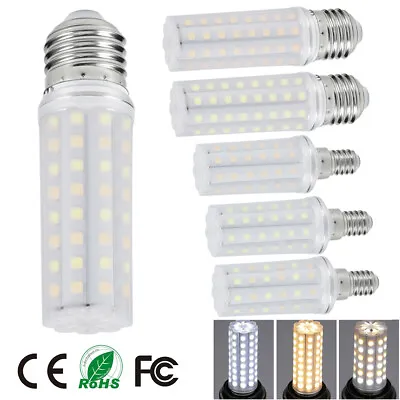 3 Colour Lighting E14 E27 LED Corn Light Bulbs SMD2835 High-brightness Bulb Lamp • £6.59