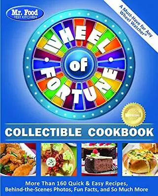 Mr. Food Test Kitchen Wheel Of Fortune® Collectible Cookbook: More Than 160... • $4.62