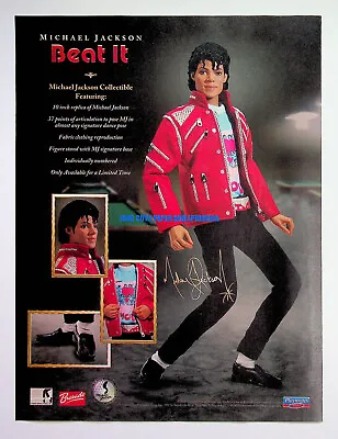 Michael Jackson Beat It Figure Playmates 2011 Print Magazine Ad Poster ADVERT • $11.99