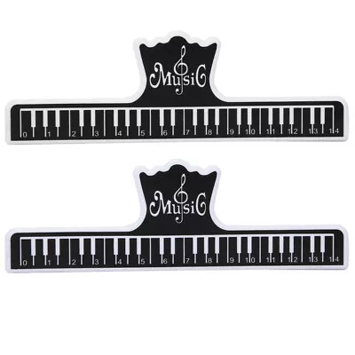 2Pcs Musical Book Note Clip Plastic Page Holder Musical Instrument Performan BOO • $8.78