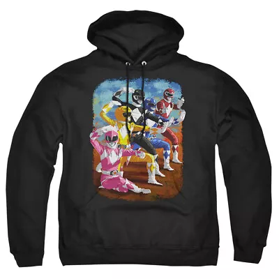 Mighty Morphin Power Rangers  Impressionist Rangers  Hoodie Sweatshirt Lng Slv • $35.29