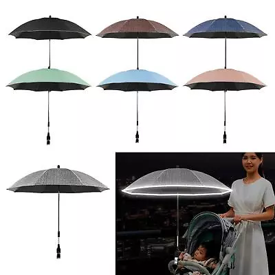 $29.50 • Buy Pram Umbrella     Protection Parasol Sunshade For Stroller Adjustable