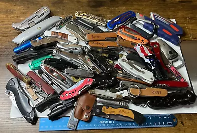 Lot Of TSA Folding Pocket Multi Tools 10+ LBS Variety Mix Knives Assorted TSA • $70